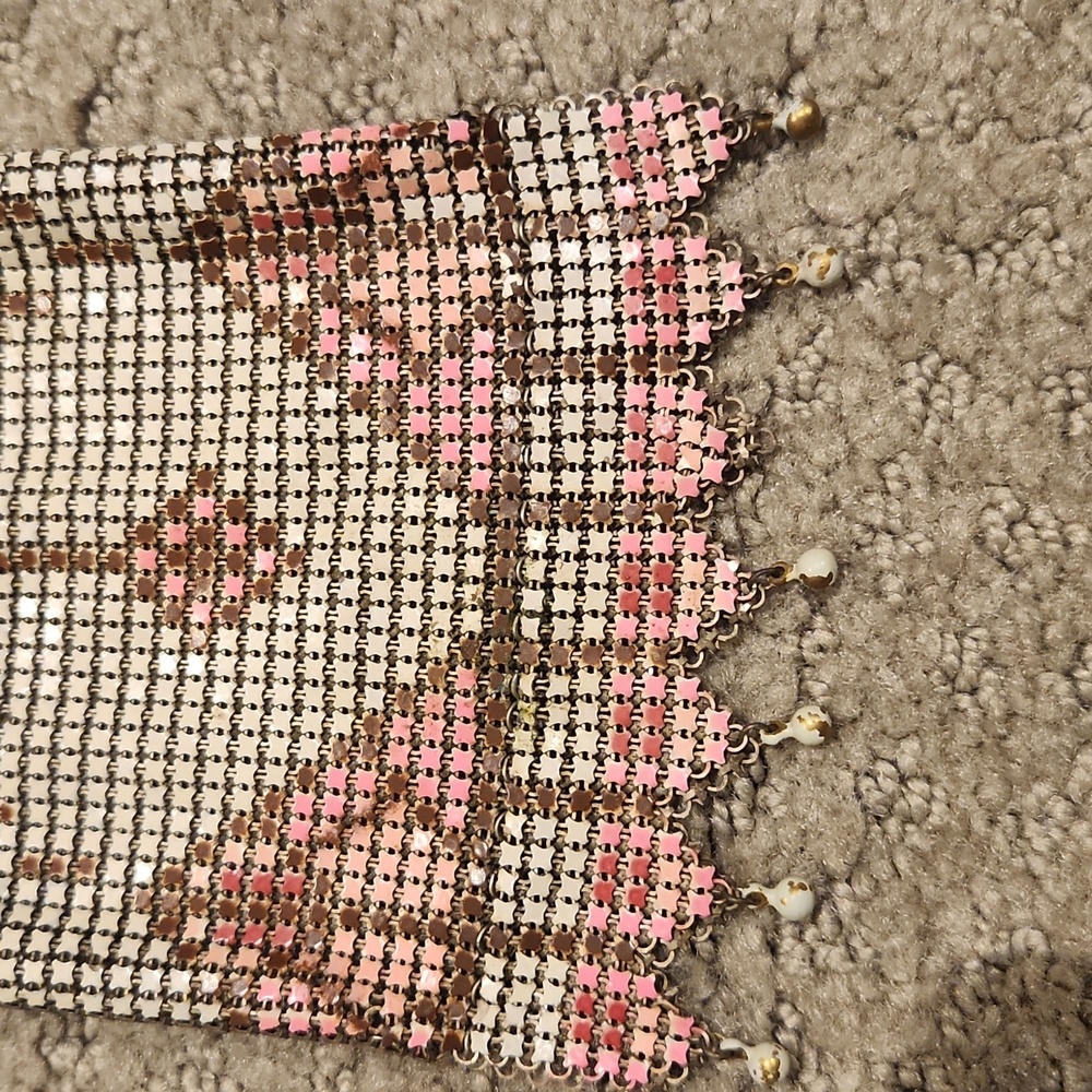 Vintage 1920s Whiting & Davis Mesh Flapper Purse - - Picture 2 of 9